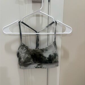 lululemon athletica Black Tie-Dye Sports Bra